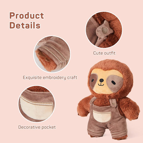 Sloth Stuffed Animal Plush Toys Pillow Cute Doll Perfect Sloth Gift for Boys Girls Kits Soft and Huggable Sloth Toys for Babies Children Birthday ...