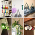 Adhesive Hooks Removable Wall Hooks 13 LB Ceiling Hook Transparent Seamless Waterproof and Oil Proof for Cabinet Kitchen Bathroom Ceiling Office W...