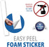 MEZUZAH CASE Holder (shidell) ??? ????? Plastic Semiround Silver shin Waterproof Rubber Cork lot of 5 (White, 15)...