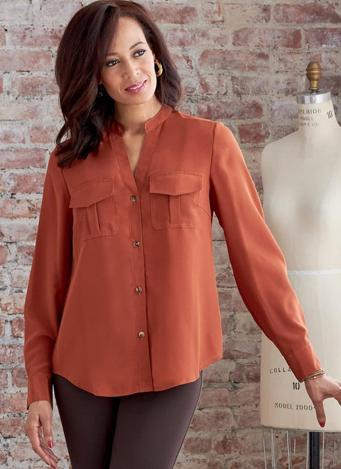 Butterick Misses' Top Sewing Pattern Kit, Code B6856, Sizes 16-18-20-22-24, Multicolor...