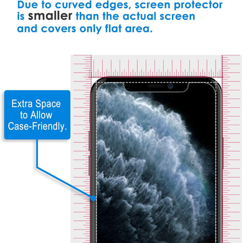 JETech Screen Protector for iPhone 11 Pro, iPhone Xs and iPhone X 5.8-Inch, Tempered Glass Film, 2-Pack...