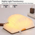 Folding Book Lamp, Pleated Table Lamp Rechargeable Night Light Lamp, 3 Lighting Models Aesthetic Lamp, Waterproof Night Lamp for Bedroom, Bedside ...