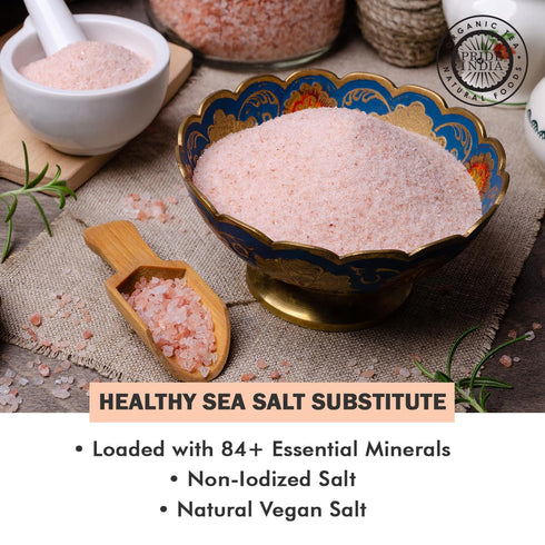 Pride Of India - Dark Himalayan Pink Salt Crystals w/ 84+ Natural Minerals, Coarse 4-5mm - 1 Pound (16 oz) Dual Sifter Jar - Use in Cooking and in...