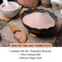 Pride Of India - Dark Himalayan Pink Salt Crystals w/ 84+ Natural Minerals, Coarse 4-5mm - 1 Pound (16 oz) Dual Sifter Jar - Use in Cooking and in...