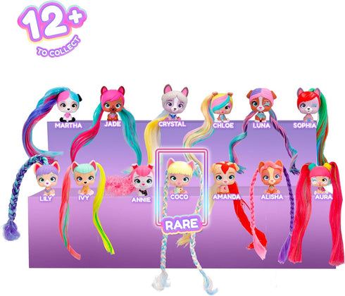 VIP Pets Mini Fans Glam Gems 2 Pack- includes VIP Pets and 6 Surprise Accessories| Kids Age 3+...