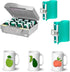 15OZ and 11OZ 3D Sublimation Silicone Mug Wrap 2 Pack Silicone Mug Cup Clamp for Mugs Printing...