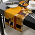 African Black Woman Cotton Linen Rectangle Table Runners 18''x72'', Elephant and Giraffe Luxury Table Runners for Wedding Party Banquet Dinner Dec...