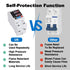 Smart Circuit Breaker with Energy Monitoring - Adjustable 1-63 Amp AC110V DC85-300V Over/Under Voltage & Overcurrent Protection Intelligent Relay ...