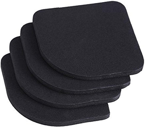 Yosoo 4Pcs Anti-Vibration Pads Universal Rubber Silent Feet Pads for Washing Machine Refrigerator Home Appliance