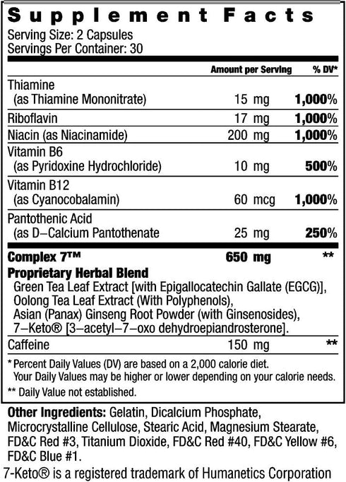 Stacker 2 Dexatrim Max Complex-7 | Lose Weight & Burn Fat w/ Seven Healthy Ingredients Designed to Boost Energy & Reduce Hunger,60 Capsules...