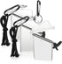3 Pack Waterproof ID Badge Holder Case Clear Vertical ID Card Holder with Lanyard Carabiner and Keychain Durable Locker Dry Box...