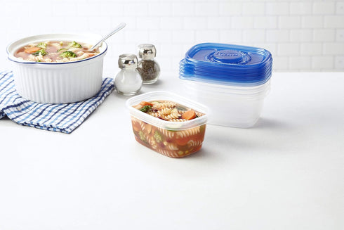 GladWare Soup & Salad Everyday Use, Medium Rectangle Storage, Standard, 24 Oz, 5 Count...