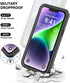 for iPhone 14 Waterproof Case with Built-in Screen Protector, Shockproof Dustproof Full Body Protective IP68 Waterproof Phone Case for iPhone 14 6...
