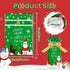 DLY 50 Pcs Christmas Candy Bag Christmas Treat Bags Candy Goodies Plastic Drawstring Gift Bags Merry Christmas Treat Bags for Birthday Party Snack...
