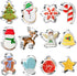 KAISHANE Christmas Cookie Cutter Set,12 Pieces Stainless Steel Biscuit Cutters Shape bells, angels, christmas lights, doe, star christmas tree, so...