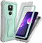 DUOPAL for Motorola Moto G Play 2021 Case, Military Grade Protection Shockproof Case with Tempered Glass HD Screen Protector and Kickstand Compati...