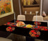 Simhomsen Embroidered Leaves Table Runner for Thanksgiving, Fall or Autumn Harvest Decorations, Dresser Scarf (14 × 53 inches)...