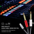 Lightning to Dual 6.35mm 1/4" TS Mono Stereo Y-Cable Splitter Lightning to Dual 1/4 inch Audio Cable Compatible for iPhone14/13/12/11/X/8/7/iPad,A...