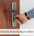 Carbon Fiber Compact Key Holder, Premium Smart Key Organizer Keychain (4-20 Keys), Heavy Duty Minimalist Multikey Folding Pocket Keyholder, Durabl...