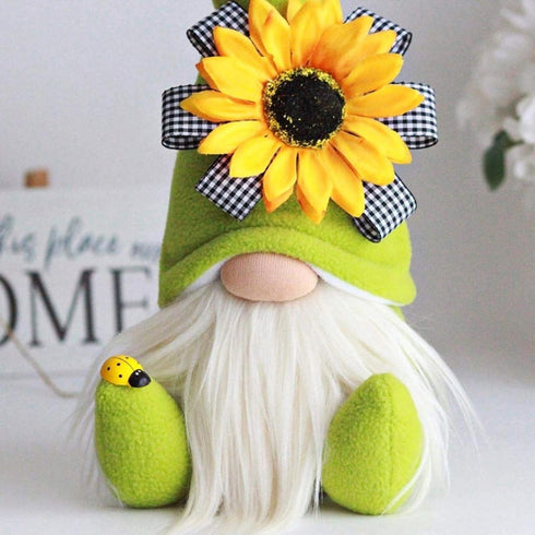 DYHG Sunflower Garden Gnome, Bumble Bee Gnomes Plush Decor,World Bee Day Fall Decor ,Fall Holiday Bee Decorations Ornaments for The Home...