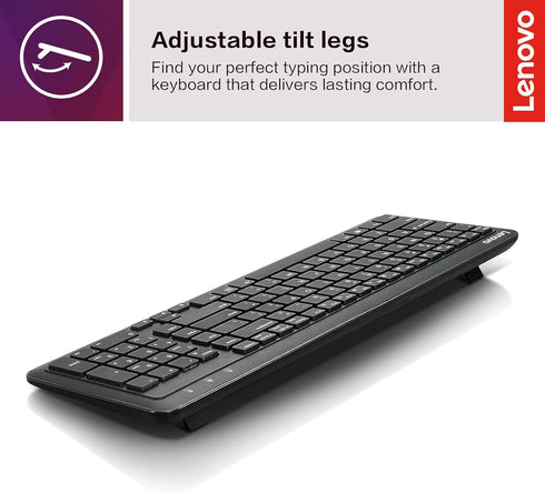 Lenovo 300 Wireless Keyboard, Black...