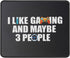 Men I Like Gaming and Maybe 3 People Mouse Pad Funny Video Gamer Gift Cool Gaming Mouse Mat 9.5 inch - Gift for Teen Boys Game Mousepad...