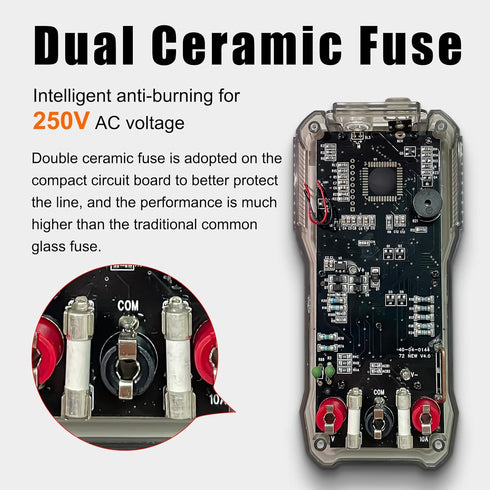 Multimeter Digital, Battery Tester, Multi Tester NCV Non-Contact Voltage Detection, Electrical Tester Auto-Ranging, True RMS 2000 Counts, AC/DC Vo...