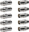 BNC Female to RCA Female Coupler Adapter Connector for CCTV Security Surveillance Systems (Pack of 10)...