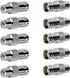 BNC Female to RCA Female Coupler Adapter Connector for CCTV Security Surveillance Systems (Pack of 10)...