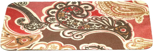 Calabria Microfiber Cleaning Cloth Red Paisley Cashmere Print Women Clean Eyeglass Lens Phone Screen Glasses Camera Sunglass...