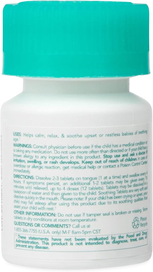 Dr. Talbot's Chamomile Soothing Tablets, Quick Dissolve, 140 Count...