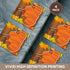 3dRose CST_149967_3 Group of Pumpkins Ceramic Tile Coasters (Set of 4)...