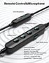 USB C Headphones Wired Earbuds with Microphone HiFi Stereo Deep Bass Noise Cancelling Multiple Music Sound Effects In Ear Earphones for Live Singi...
