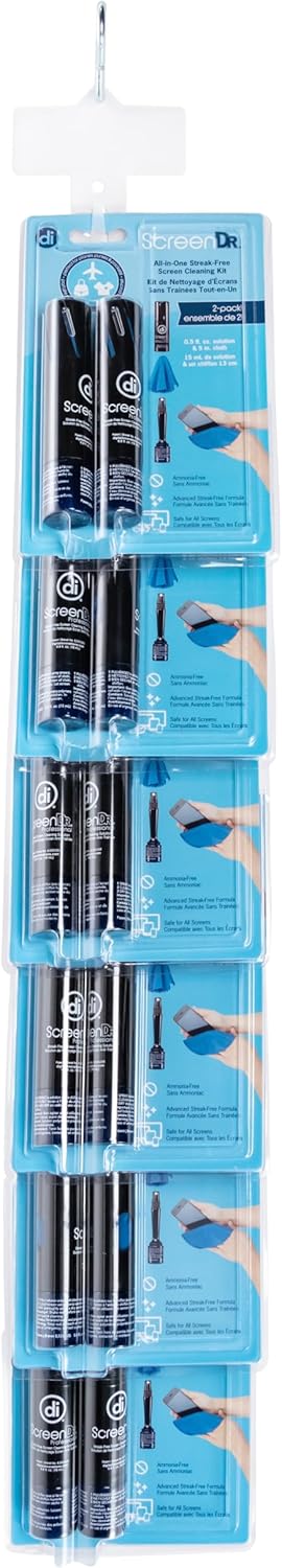 Allsop Digital Innovations ScreenDr 0.5 oz Screen Cleaning Kit Travel Size 2 - pack for Laptops / Tablets / Smartphones, .05 oz 32031......