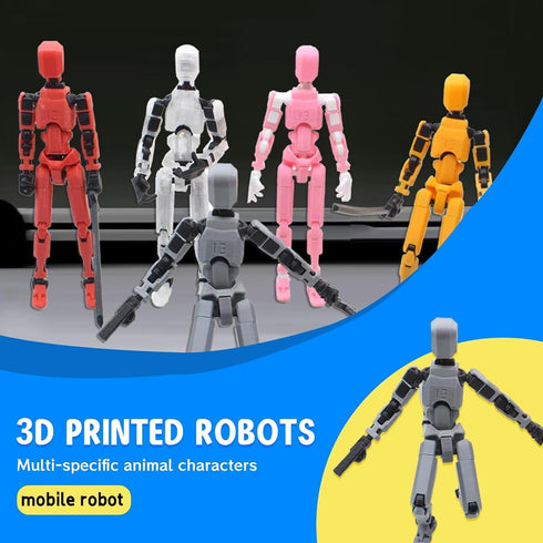 MerryXD Titan 13 Action Figure,Assembly Completed Dummy 13 Action Figure Lucky 13 Action Figure T13 Action Figure 3D Printed Multi-Jointed Movable...