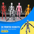 MerryXD Titan 13 Action Figure,Assembly Completed Dummy 13 Action Figure Lucky 13 Action Figure T13 Action Figure 3D Printed Multi-Jointed Movable...