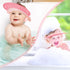 Baby Shower Cap Baby Hair Washing Bath Cap Safe Silicone Protection Bath Cap Soft Adjustable Visor Hat for Protector Head Eye Ear Shampoo Caps for...