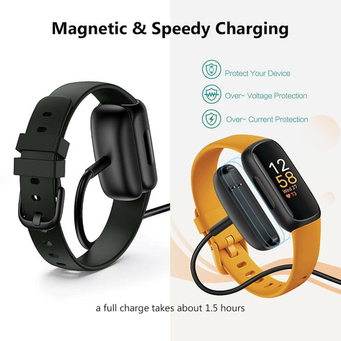 Fast Wall Charger for Fitbit Inspire 3 Replacement USB Charging Cable Cord for Fitbit Inspire 3 Smartwatch Charger Dock USB Cable Cord......