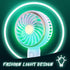 Handheld Mini Fan, Portable Rechargeable Mini Fan with 3 Speed, Battery?8-12 Hours?, Cute Gradient Hand Held Small Makeup Fan with Color Light for...