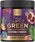 Super Greens Powder, Green Drink Smoothie Mix with 20+ Superfoods for Energy Support, Spirulina, Chlorella, Mushrooms, Antioxidants & Digestive En...