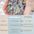 DUQGUHO Decorative Rocks Aquarium Gravel Natural Fluorite Crystals Chip Bulk Rocks Gravel for Plants Terrarium Supplies Little Fish Tank Gravel Pe...