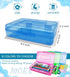 Plastic Translucent Pencil Box,Pencil Cases with Snap-Tight Lid for Pens, Pencils, School Supplies,Office Supplies, 1 Pack...