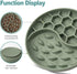 Slow Feeder Dog Bowls, Silicone Pet Food Bowls with Suction Cups for Small Medium Breed, Non-Slip Dog Feeding Bowls Slow Down Pet Eating Speed, An...