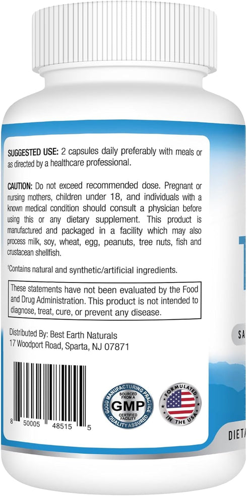 Best Earth Naturals Thyroid Support Supplement for Women and Men - 60 Capsules...