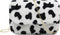 Women Faux Fur Shoulder Bag Fluffy Plush Handbag Leopard Cow Print Clutch Wallet with Chain Strap for Girls Ladies...