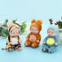 ONEST 6 Sets 4 Inch Dolls Cute Baby Dolls Include 6 Pieces Baby Mini Dolls, 6 Sets Handmade Doll Clothes...