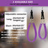 Pet Dog Grooming Belly Straps - Pet Dog Grooming Loops Grooming Helper Purple Groomer Belly Support Band Wide Waterproof PVC Belly Loop Grooming R...