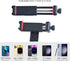 Phone Tripod Mount with Remote Controller, New Universal Smartphone Mount Adapter with Cold Shoe, 360° Rotates Cell Phone Clip Clamp Holder, Compa...