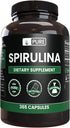 Pure Original Ingredients Spirulina (365 Capsules) No Magnesium Or Rice Fillers, Always Pure, Lab Verified...
