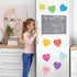 900 Sheets Heart Sticky Notes 3x3 Inch Multicolor Heart Shaped Sticky Memo Pads Cute Self-Stick Sticky Notepads Removable Easy to Post for Home Of...